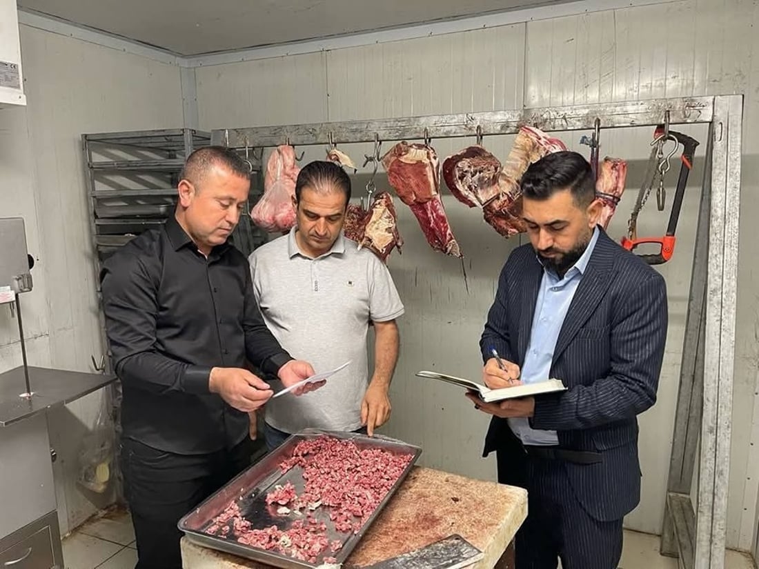  تۆنێک گۆشتى سوور دەستى بەسەرداگیرا