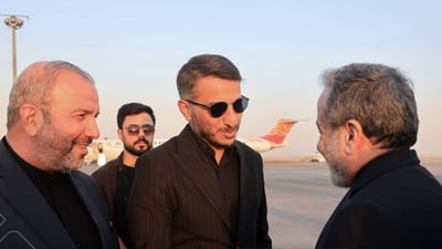 وزير الخارجية الإيراني عباس عراقجي يصل إلى النجف