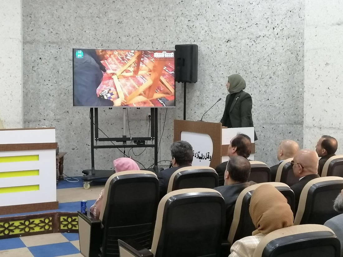 صور: كلية بابل للآداب تدرب المكفوفين القراءة والكتابة.. 3 أيام مع لغة بريل