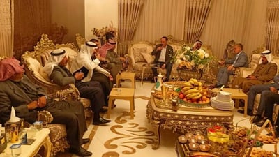 ربيعة قبل قليل على حدود سوريا.. وليمة آل الجربا لمحافظ نينوى في مشيرفة (صور)
