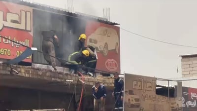 Fire contained in Najaf’s industrial neighborhood, no injuries reported