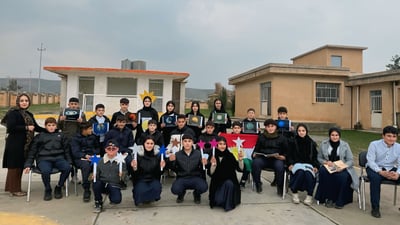 قوتابخانەیەک دەچێتە بۆشایی ئاسمان و قوتابییەکان دەبنە هەسارە