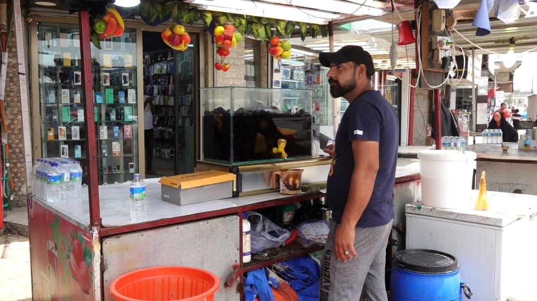 سوق العشار وسط مدينة البصرة