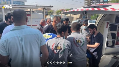 وه‌جبه‌ی سێیه‌می بریندارانی حه‌مدانیه‌ ره‌وانه‌ی ده‌ره‌وه‌ كران