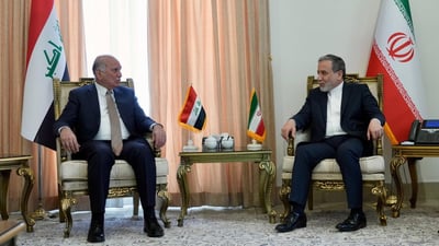 Iraqi FM meets Iranian counterpart, urges progress in US-Iran talks