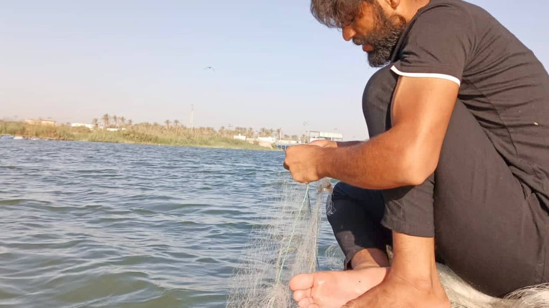 “الجفوت” اقتحم الفرات في البصرة والصيادون أعدوا “السلية” و”المحير” (صور)