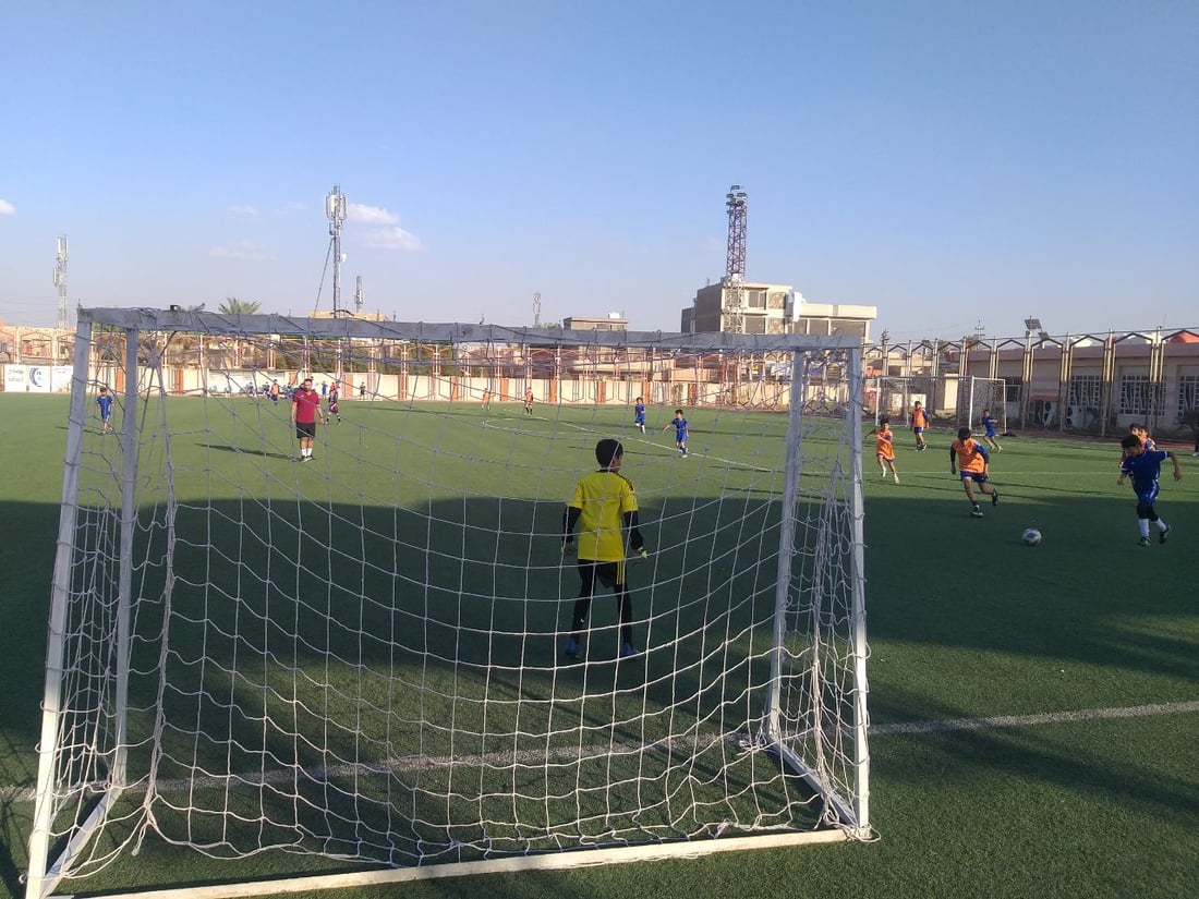 مركز بغداد/ الكرخ: مدرسة كروية تُعد الأطفال الموهوبين للمنتخبات (صور)