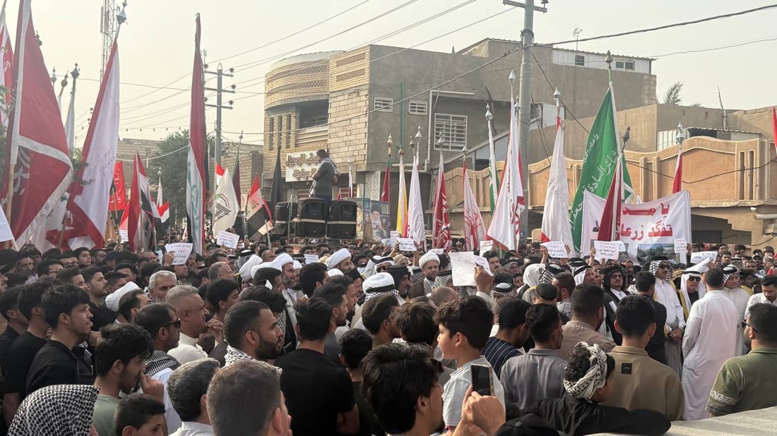 “العيداني لا يسمع شمال البصرة”.. حراك المدينة يجدد الاحتجاج ويهدد بالتصعيد (صور)