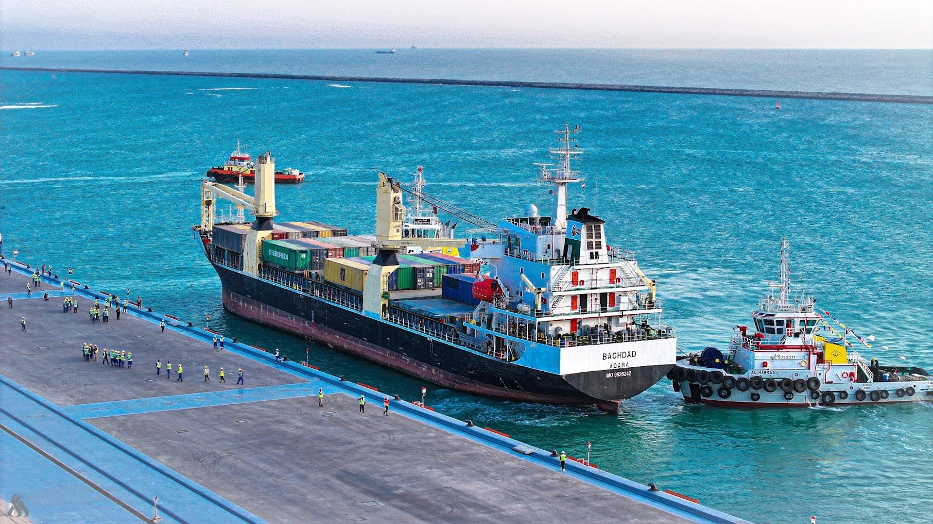 إحصائية البواخر الراسية بموانئ العراق خلال آذار