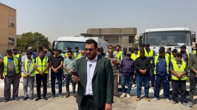 تظاهرة أقصى جنوب العراق.. بلدية سفوان تريد 250 ألفاً زيادة على الرواتب (فيديو)