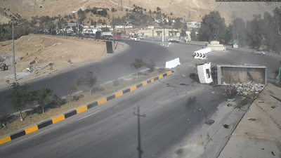 Truck overturns near Darbandikhan, killing driver