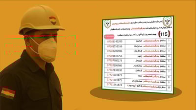 به‌رگریى شارستانیى راپه‌ڕین ژماره‌ مۆبایلی ته‌واوى بنكه‌ و به‌ڕێوه‌به‌رایه‌تییه‌كانى بڵاوكرده‌وه‌