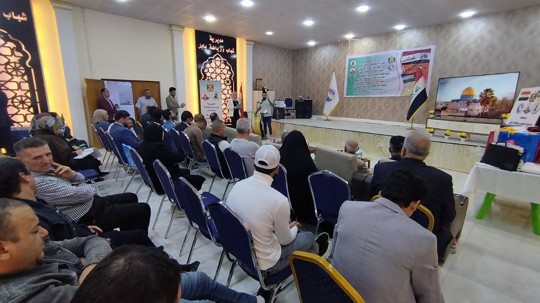 تكريماً لتشرين وغزة.. مسرح كربلائي صامت وأفلام وقصائد خلال مهرجان في الحلة (صور)