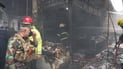 Fire contained at second-hand clothing building in Baghdad