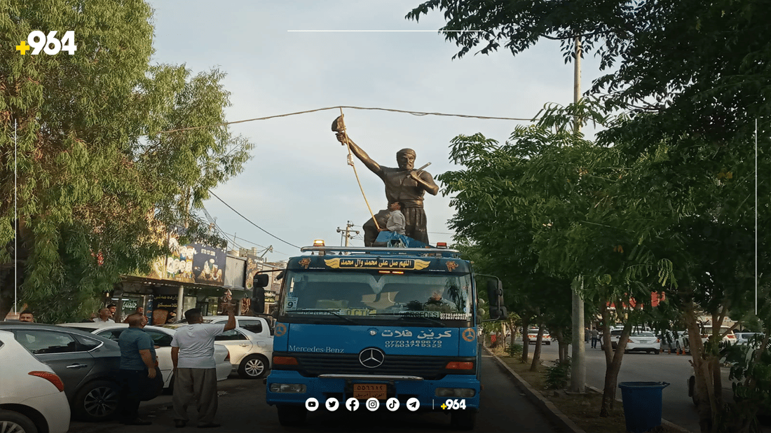 شوێنەکەی کاوەی ئاسنگەر لە دەربەندیخان دەگۆڕێت