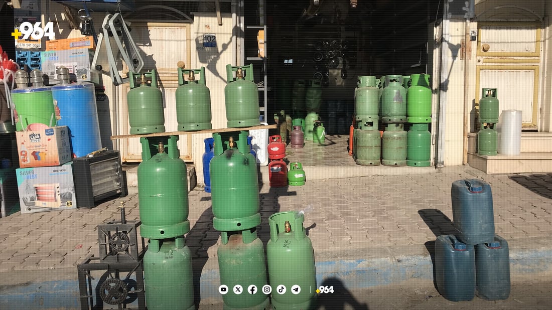 Erbil governorate warns against price hikes for household gas