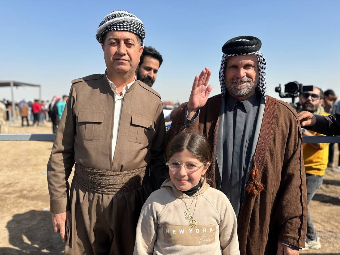 كرد في الديوانية للتنافس في سباق الخيول العربية