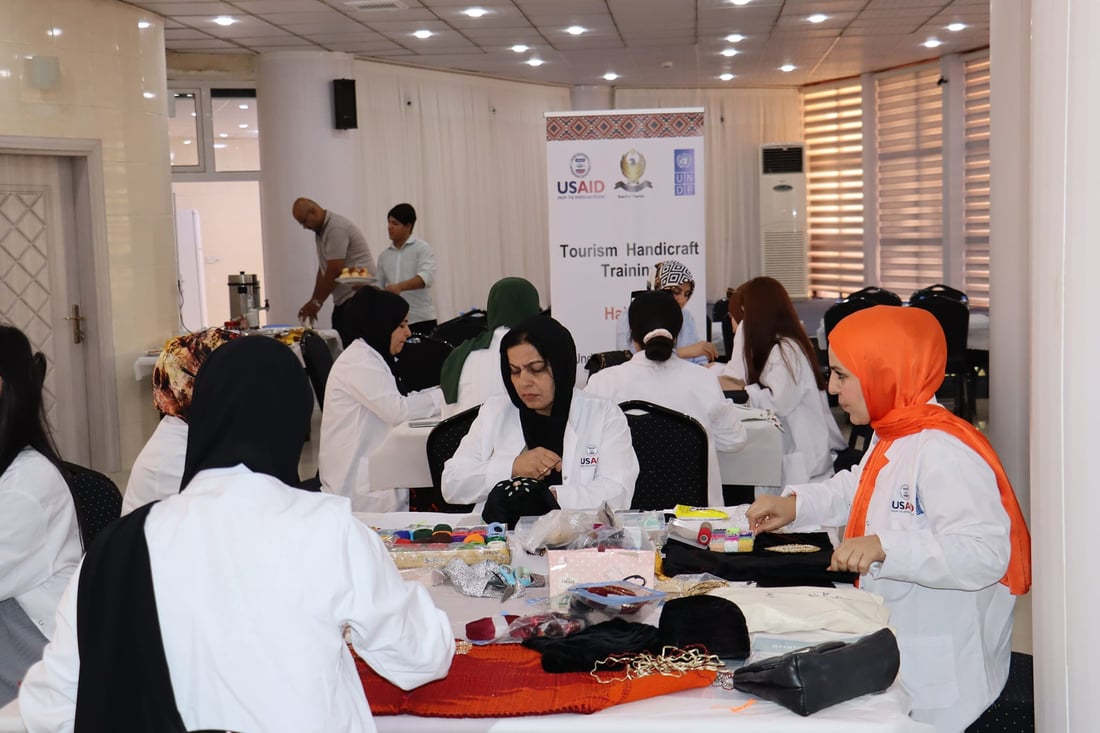 خولى فێربوونى كاره‌ ده‌ستییه‌كان له‌ هه‌ڵه‌بجه‌ كۆتایی هات