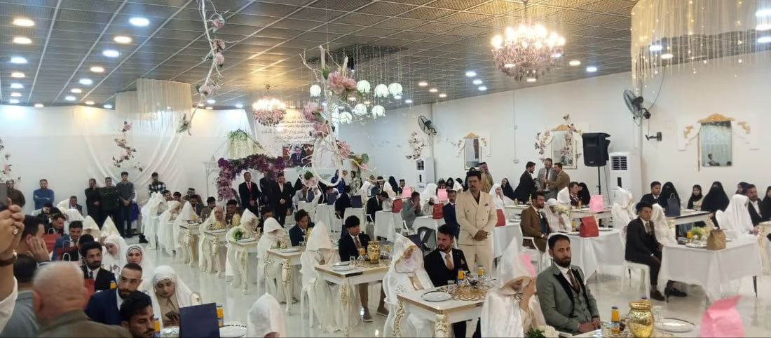 Nasiriyah hosts collective wedding for 80 couples