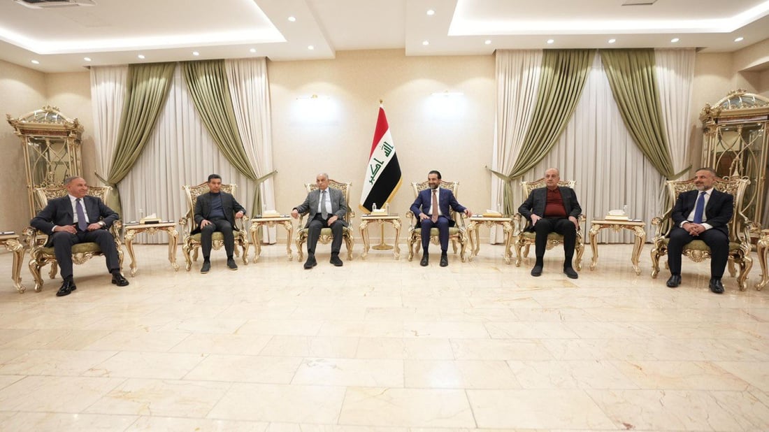 صور: الحلبوسي يجمع الزعماء السنة في جلسة كبيرة.. يزن الجبوري حضر أيضاً