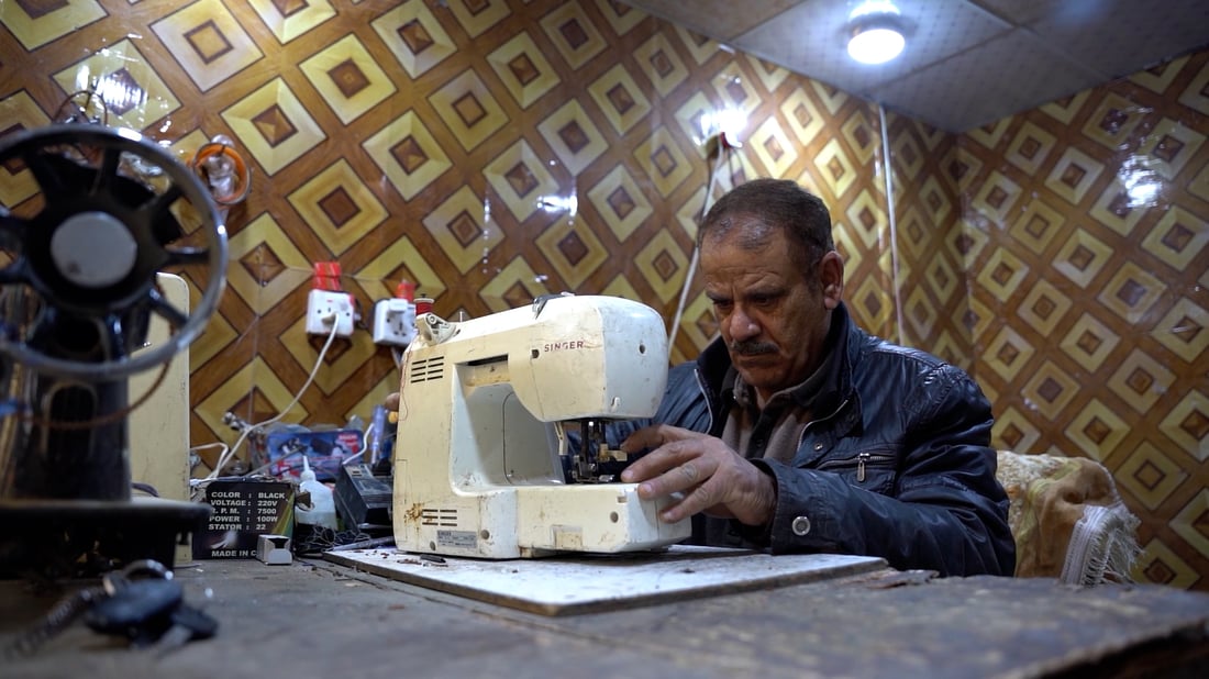 Palestinian engineer keeps Iraq’s textile machinery running