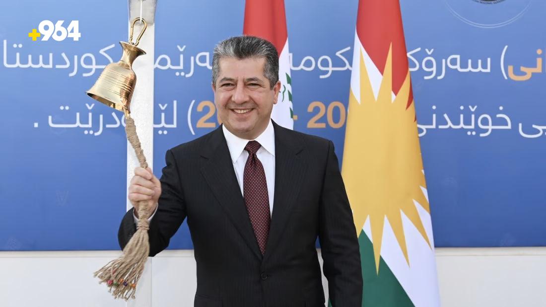 KRG Prime Minister Masrour Barzani calls for peaceful resolution of issues with Baghdad