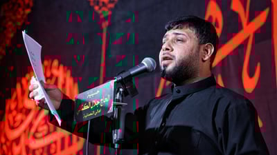 فاقد الموسوي يلهب ليالي النعمانية.. المئات حضروا في حسينية جلال الكناني (صور)