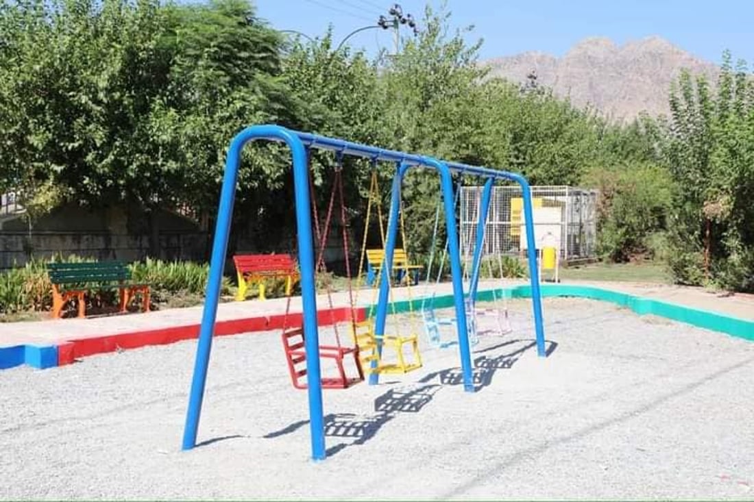 بەشێک لە یارییەکانی پارکی دەروازەی رانیە نۆژەن کرانەوە