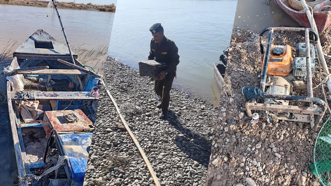 تیمی فریاکەتنی رووبار 6 راوچی ماسی به‌ كه‌لوپه‌له‌كانیانه‌وه‌ ده‌ستگیركرد