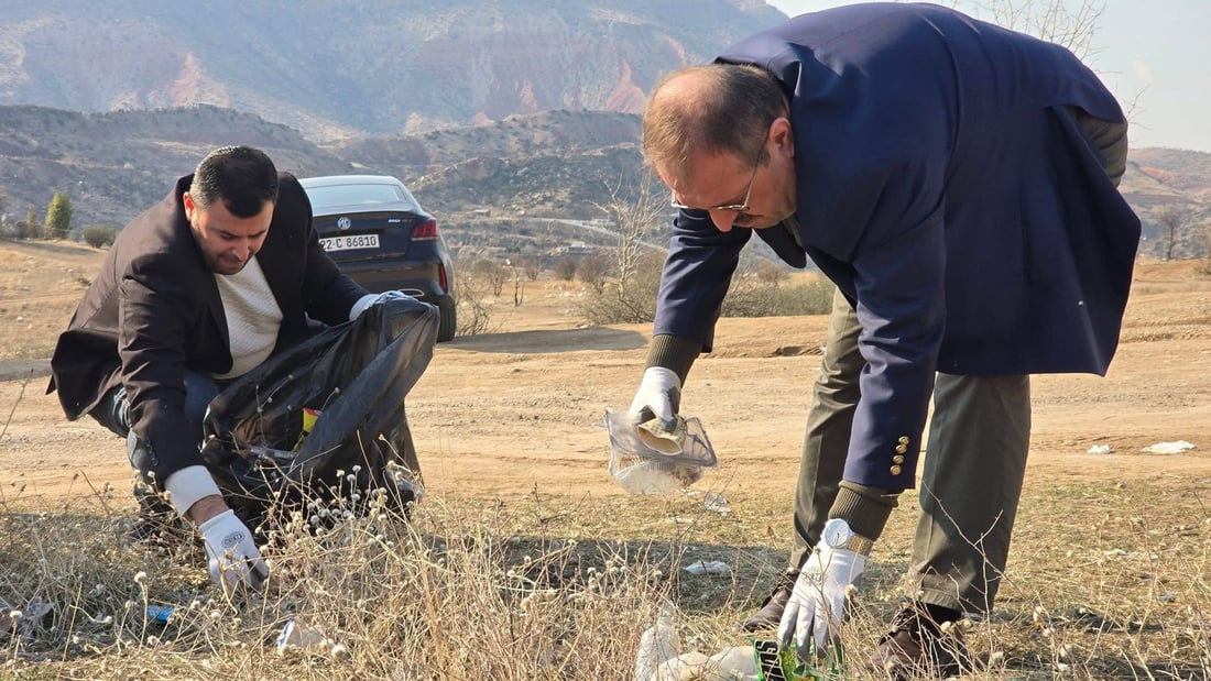 Volunteers, environmental groups, students  launch cleanup campaign at Duhok dam