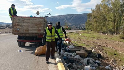 دوو رۆژ زبڵ و خاشاک کۆناکرێتەوە