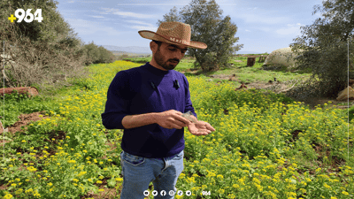 گەنجێکی چەمچەماڵ كارى جیاواز له‌ كشتوكاڵ ده‌كات