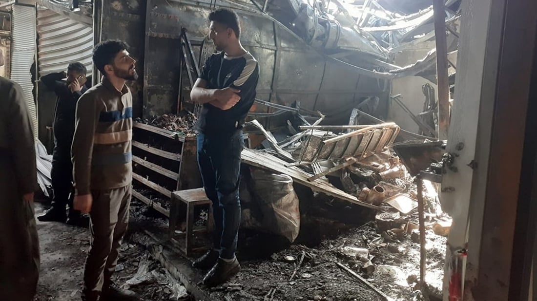 ده‌سته‌ى مافى مرۆڤ داوادەكات هاوكارى زیانلێكه‌وتووانى بازاڕه‌ سوتاوه‌كه‌ى سلێمانى بكرێت