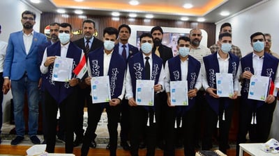 6 سجناء في الحوت حصلوا على إعفاء عام بالمتوسطة والإدارة كرمتهم
