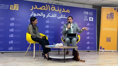 سعدون ضمد خارج الشاشة وبين مثقفي مدينة الصدر.. كيف بالعراق إذا انهارت أخلاق العالم