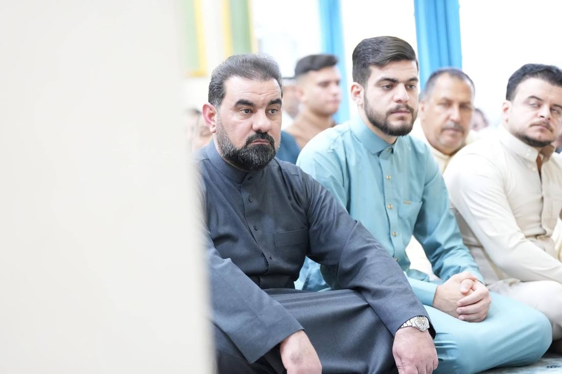 الوحيد الذي فتح بابه للمصلين في الأنبار.. صور من صلاة العيد بجامع الكرمة الكبير