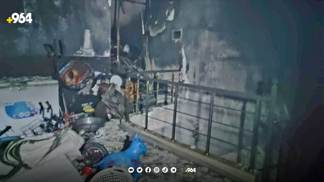 ماڵی هاوڵاتیەک لە گەڕەکی سەرکارێزی هەولێر سووتا