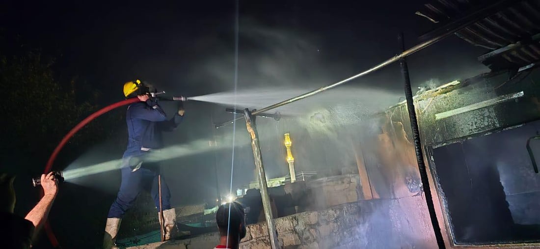 لە قەزای باتیفا خانوویەک سووتا