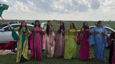 لەیەکەم رۆژی نەورۆز ژمارەیەک خێزان چوونەتە سەیرانگای شێخ توڕاب