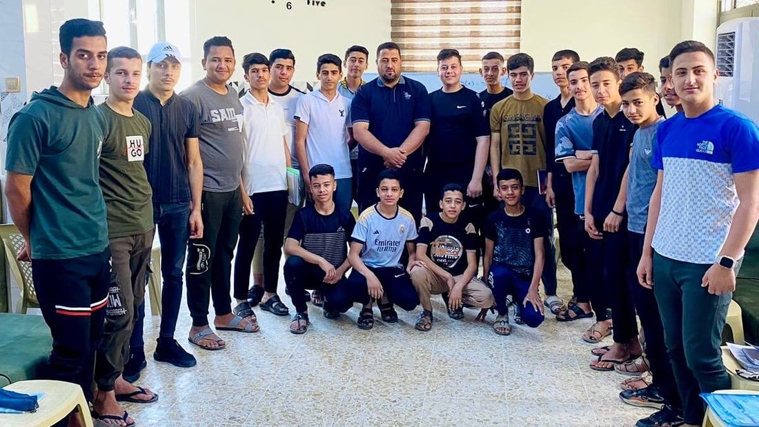 Teacher offers free math review for Anbar students