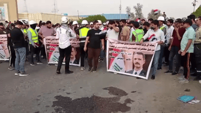 خريجو البصرة يتظاهرون ضد وزير النفط: “الي ما بي خير لأهله ما بي خير للناس”
