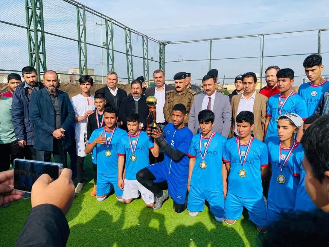 فريق المتوسطة أقوى من الإعدادية في ربيعة.. فاز بالبطولة وقائد الشرطة حضر النهائي
