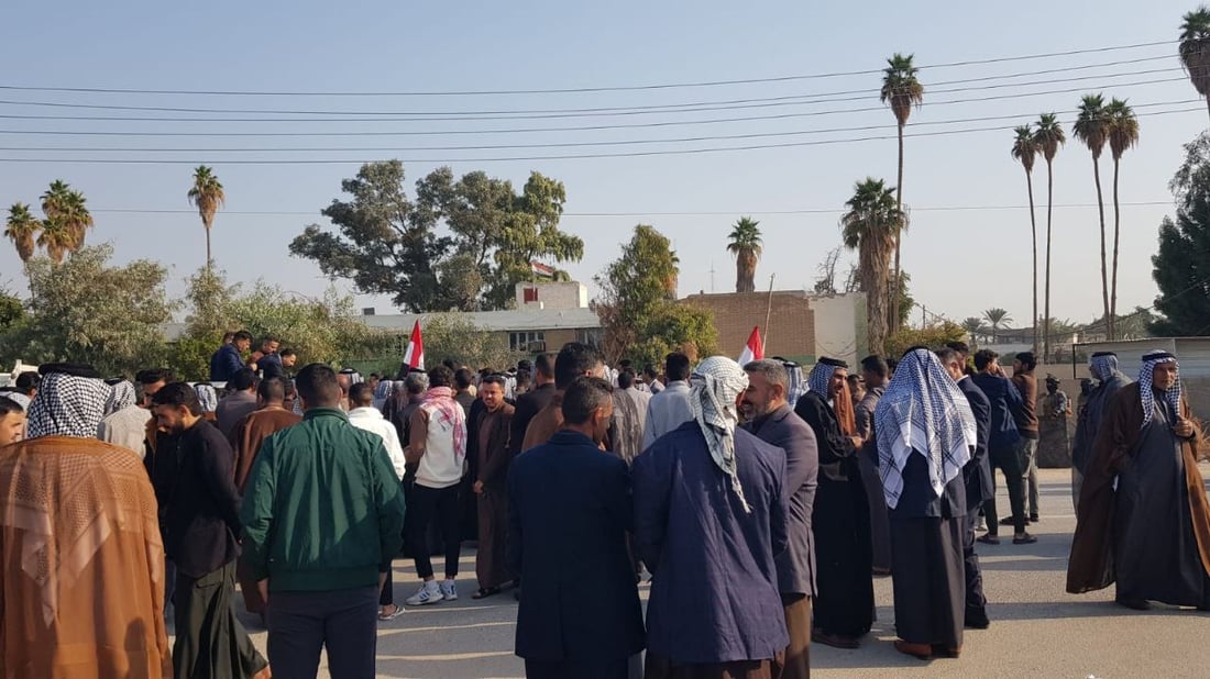 تظاهرة لمزارعي كوثا: جددوا العقود ولا تعيدوا الأراضي للمشمولين بالاجتثاث (صور)