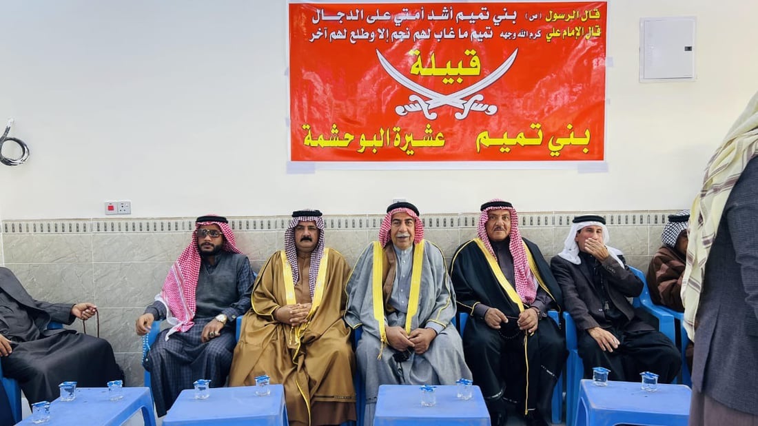 الشيخ أحمد مجباس الثامر يدلي بأول تصريح بعد اختياره زعيماً لـ “آلبوحشمة”