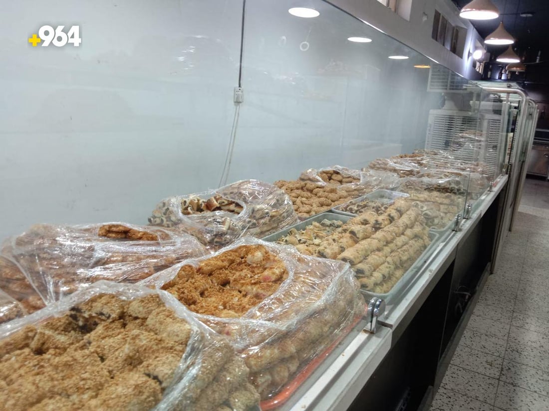 الفلسطيني يستحوذ على سوق الحلويات شرقي بغداد.. سكر قليل والبيع بسعر الجملة (صور)