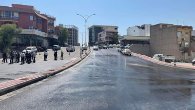 سایدێکی شەقامی دابان لە گەڕەکی کارێزەوشک کرایەوە