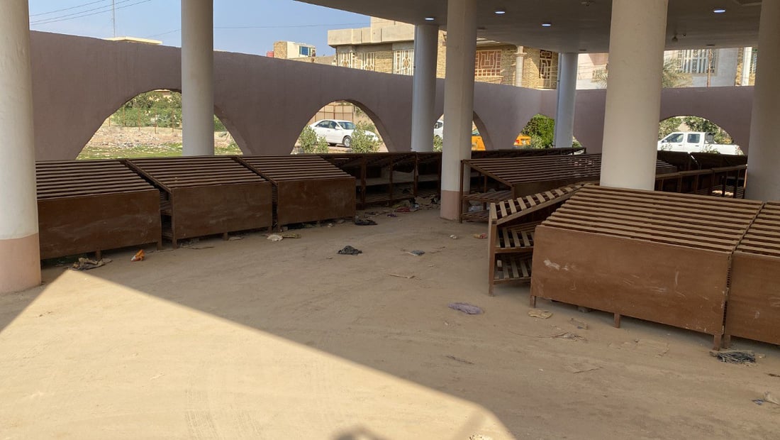 العمارة: السوق الجديد في حي الخضراء يواجه انتقادات كثيرة (صور)
