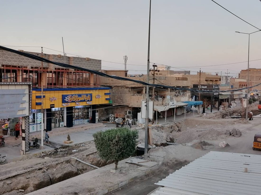 صور: مشروع مجاري هيت بلغ “الجري” وحطم أسطورة “الأميرة سعدة”