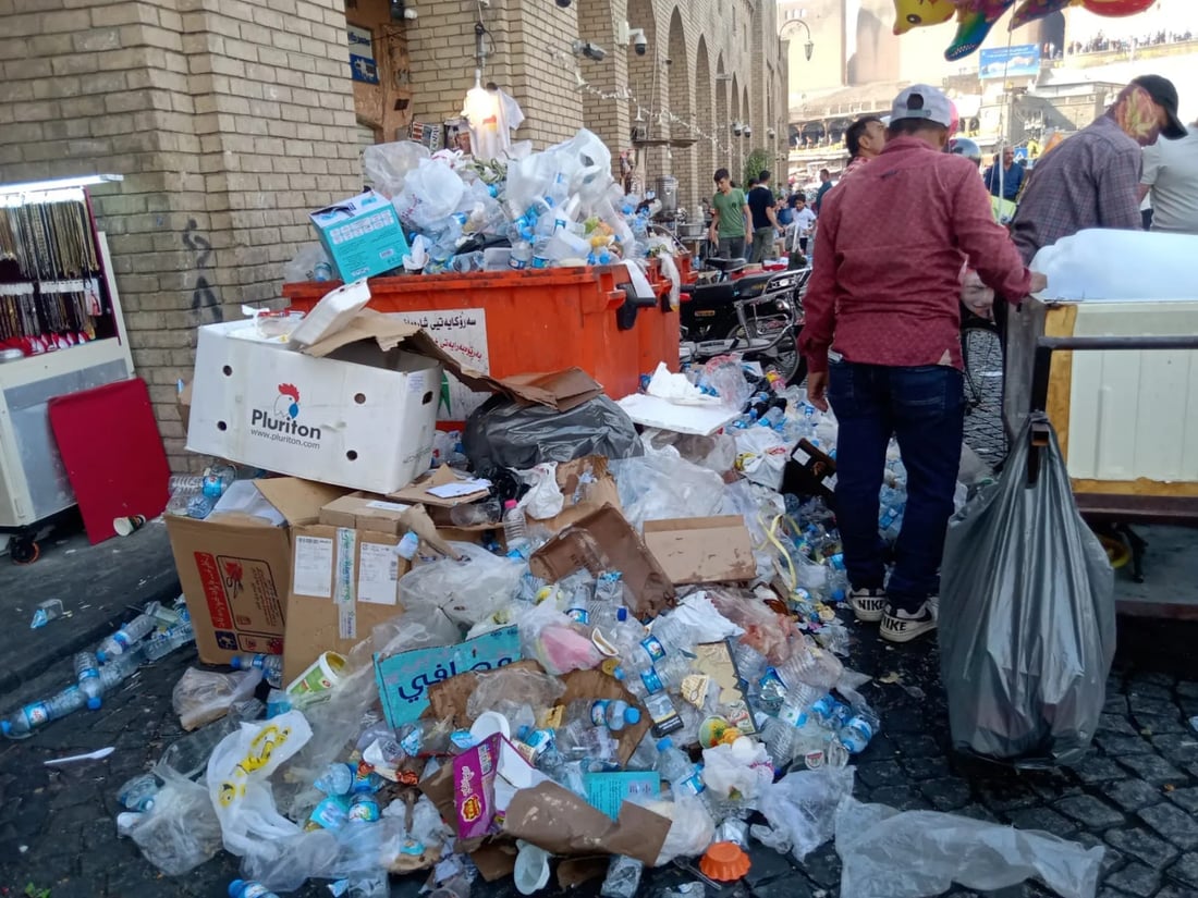 لە رۆژێکدا زیاتر لە 60 تۆن زبڵ لە هەولێر کۆکرایەوە