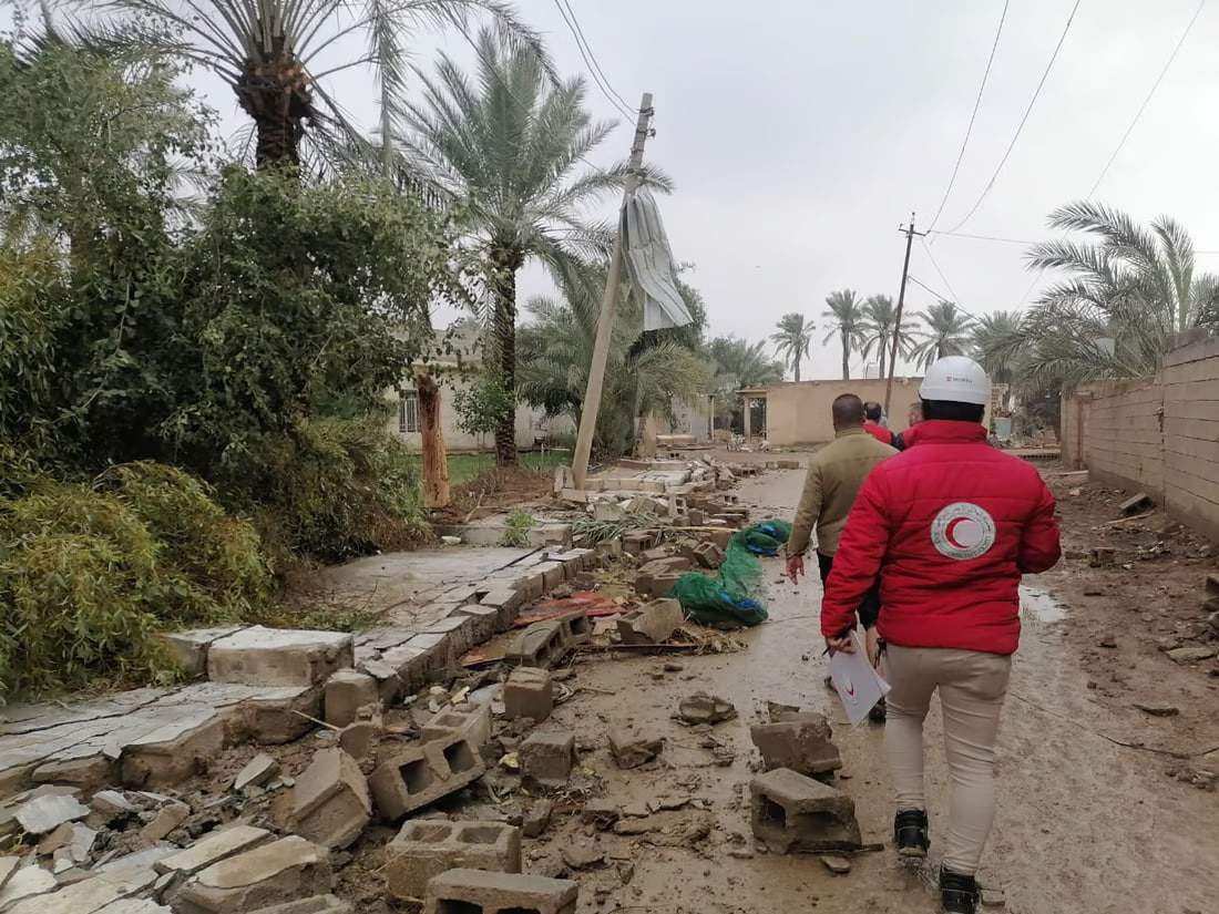 Iraqi Red Crescent: Rain and storms damage 50 homes and a school
